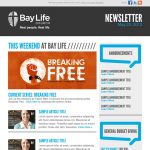 Modelo de email marketing para igrejas
